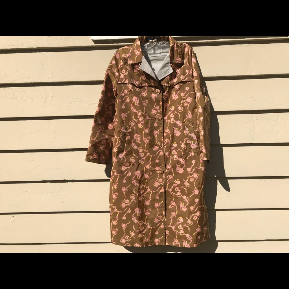 Vintage, super fun, Handloom raincoat